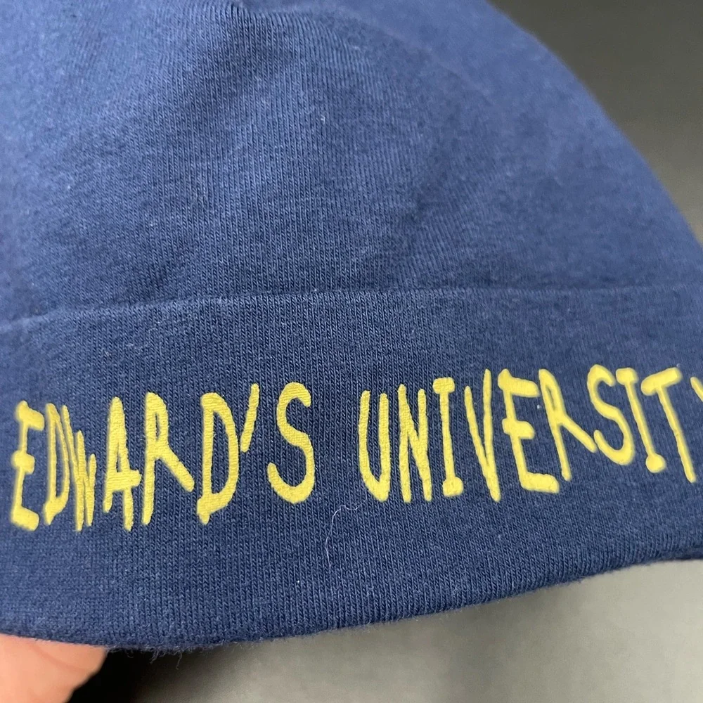 St. Edwards University baby infant OS navy blue Beanie Hat